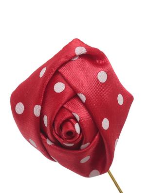 red micro fibre lapelpin - 15465988 - Standard Image - 3