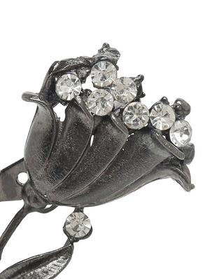 black metal brooch - 15465994 - Standard Image - 3