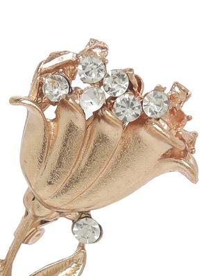 rose gold metal brooch - 15465996 - Standard Image - 3