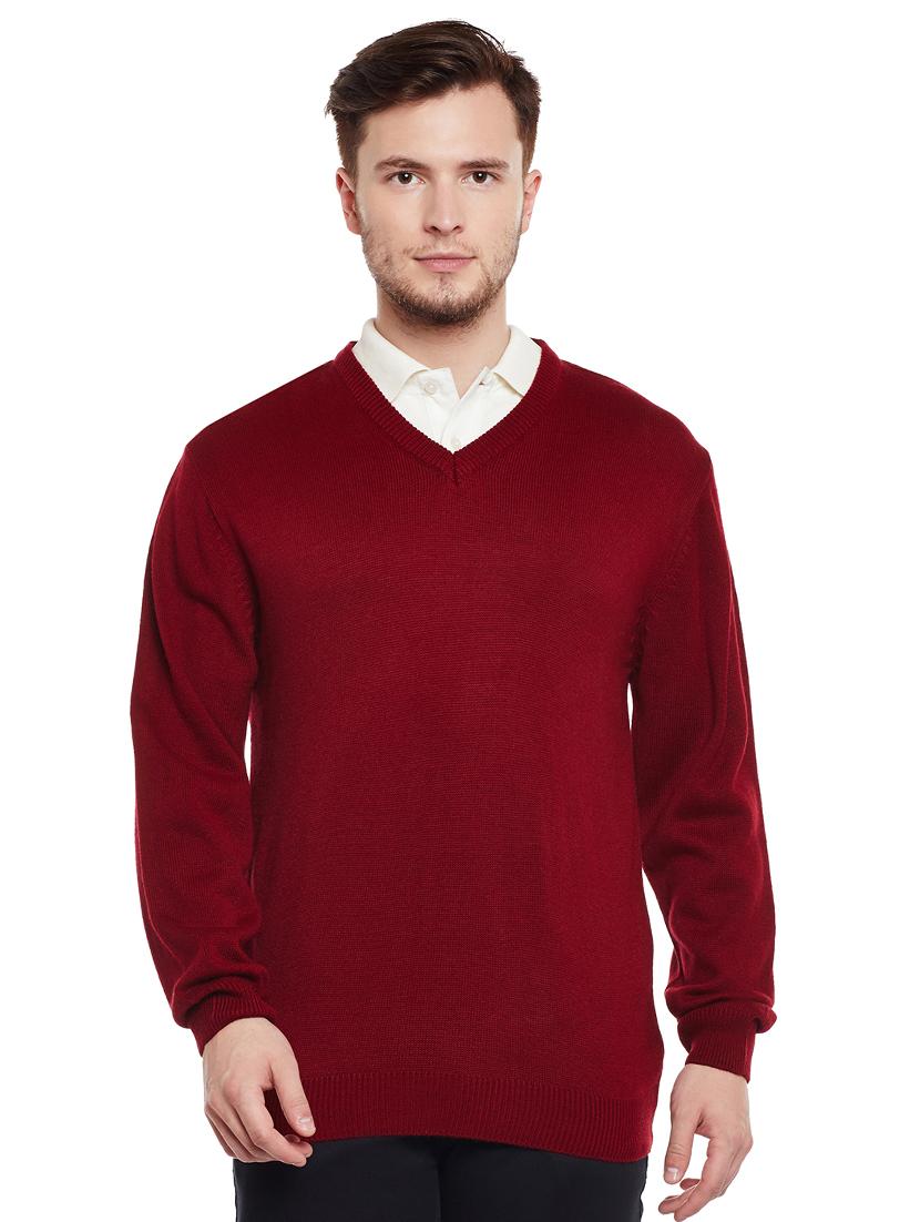 red wool pullover - 15466115 - Zoom Image - 1