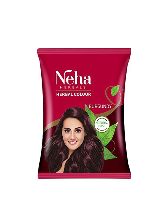 Neha Herbal Burgundy Natural Hair Color - Pack of 10 - 15466337 - Zoom Image - 1