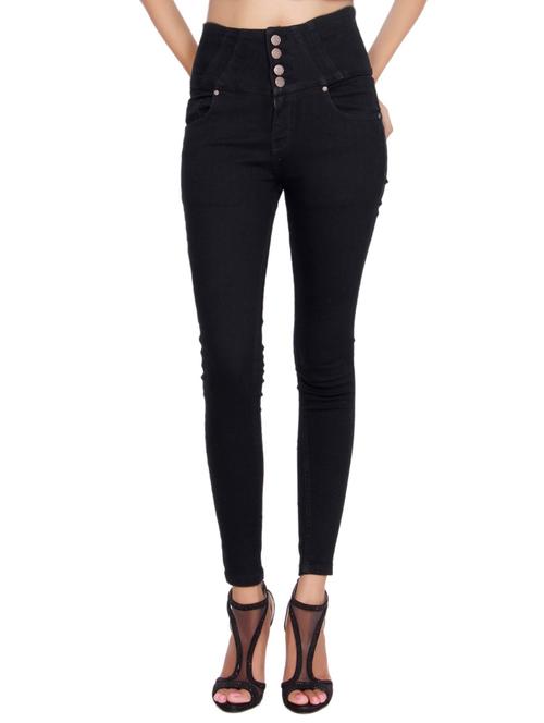 high waist denim jeans - 15467203 - Standard Image - 1