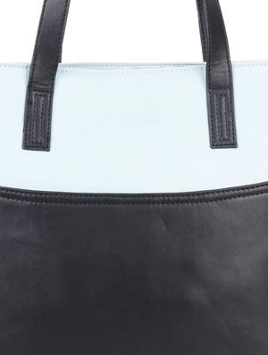 black leatherette (pu) regular handbag - 15467805 - Standard Image - 4
