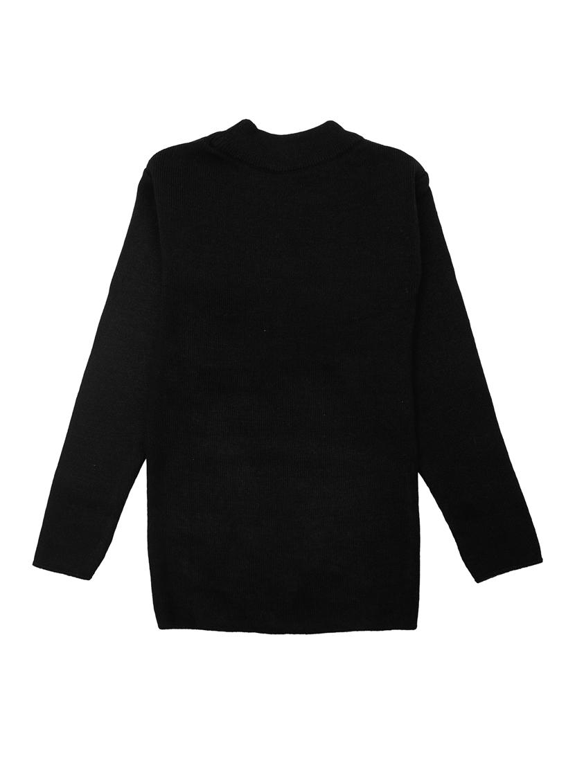 black wool sweater - 15468158 - Zoom Image - 2