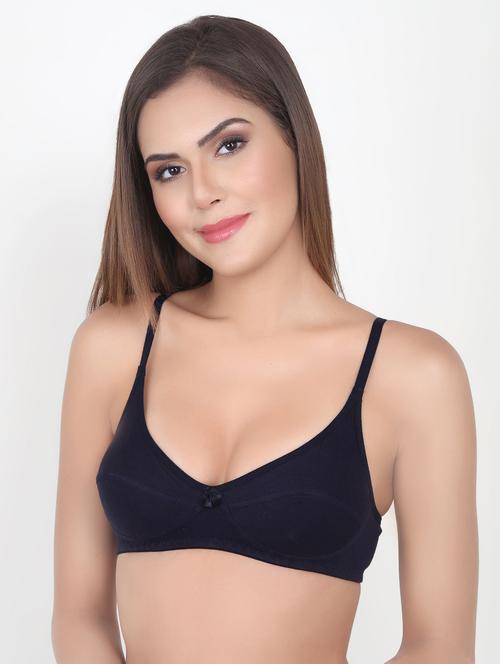 bow patch solid minimizer bra - 15468177 - Standard Image - 1
