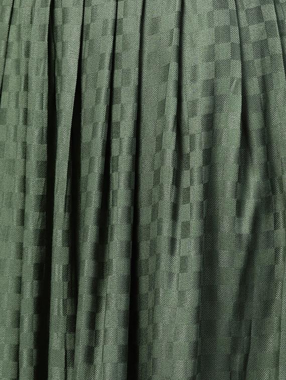 checkered top & pleated skirt set - 15468450 - Zoom Image - 5