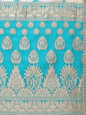 self design kanjivaram saree with blouse - 15468619 - Standard Image - 4
