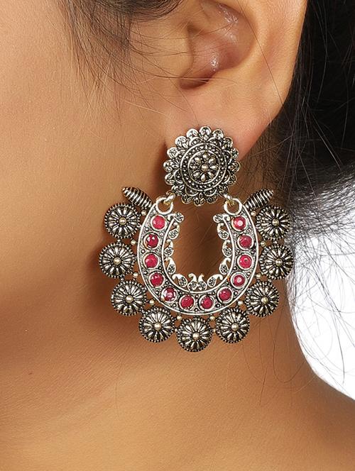 pink brass other earring - 15472594 - Standard Image - 1
