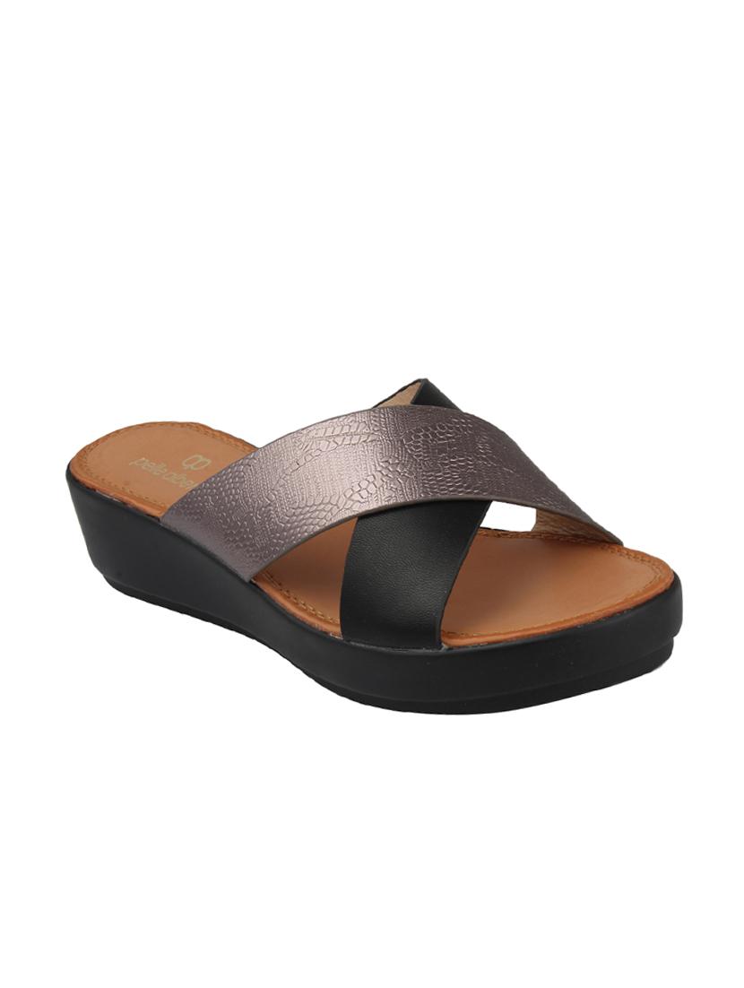 black slip on wedges - 15473005 - Zoom Image - 1