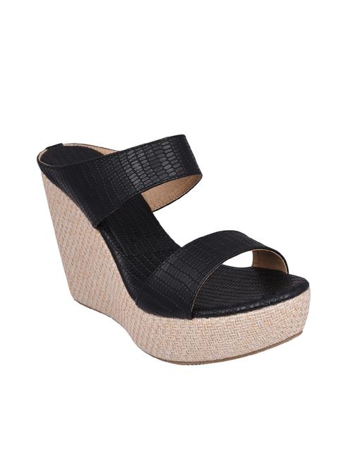 black platforms wedges - 15473039 - Standard Image - 1