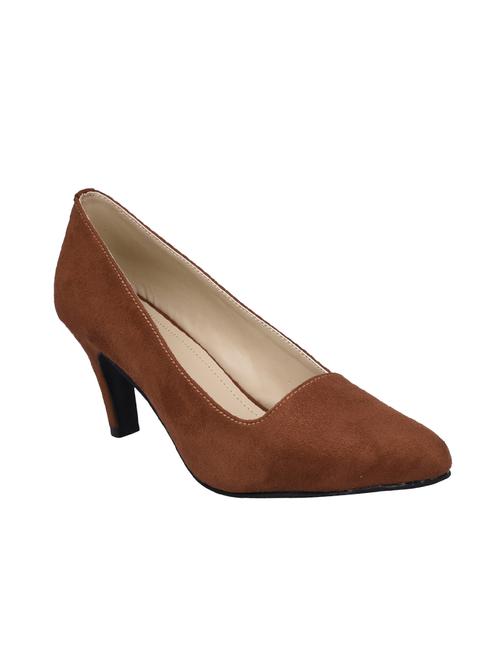 brown slip on pumps - 15473050 - Standard Image - 1