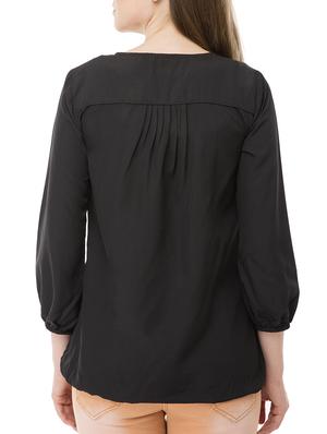 tie neck pleat detail top - 15473153 - Standard Image - 3