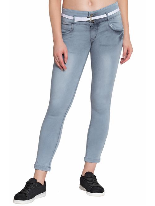stone washed denim jeans - 15473591 - Standard Image - 1