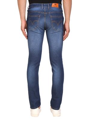 dark blue denim washed jeans - 15473615 - Standard Image - 3
