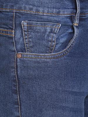 dark blue denim washed jeans - 15473615 - Standard Image - 4
