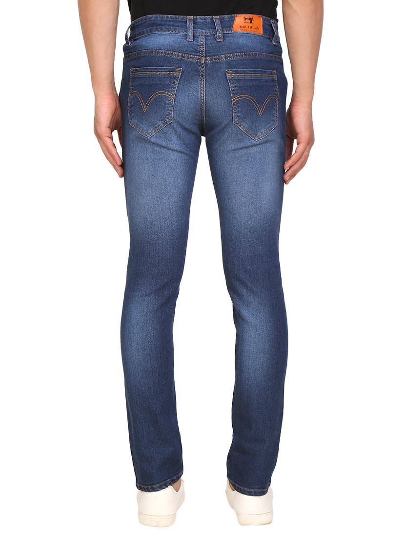 dark blue denim washed jeans - 15473615 - Zoom Image - 3
