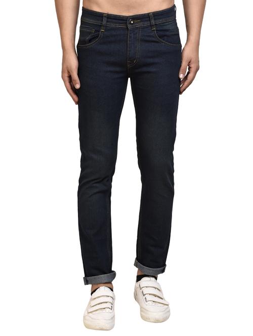 dark blue denim washed jeans - 15473616 - Standard Image - 1