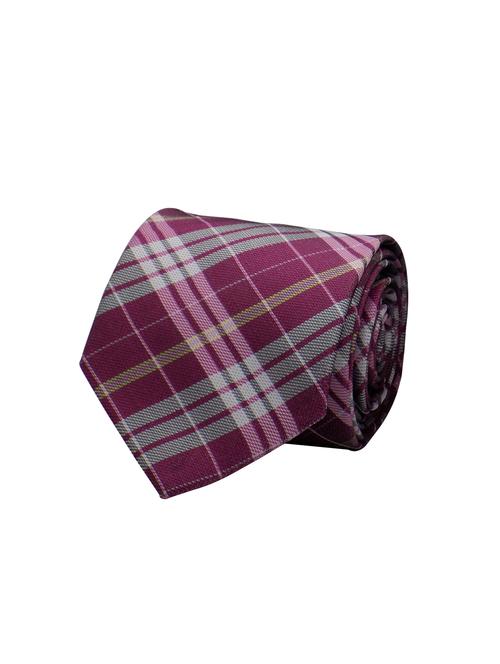 pink micro fiber tie with pocket square and cufflinks - 15473764 - Standard Image - 1