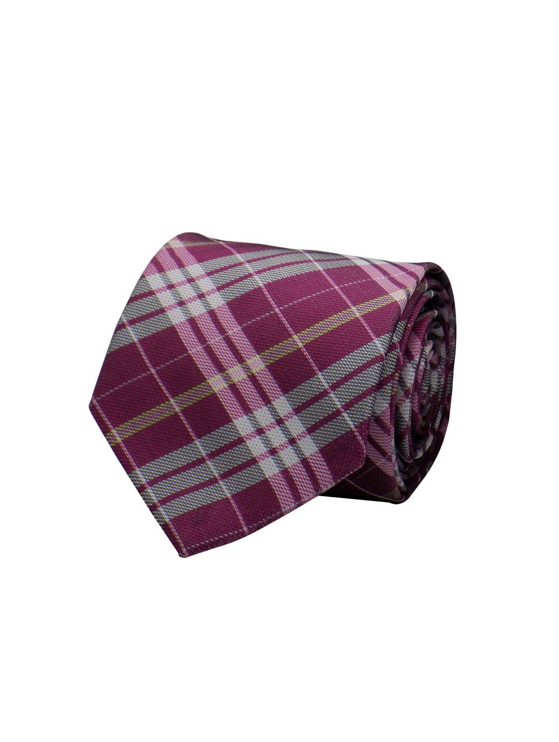 pink micro fiber tie with pocket square and cufflinks - 15473764 - Zoom Image - 1