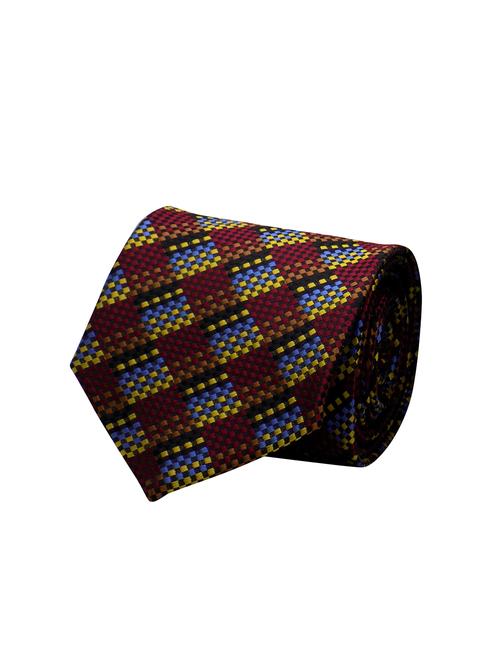 multicolor micro fiber tie with cufflink - 15473782 - Standard Image - 1