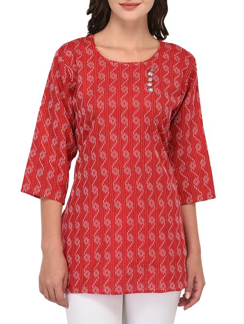 kantha embroidered kurti - 15476131 - Standard Image - 1
