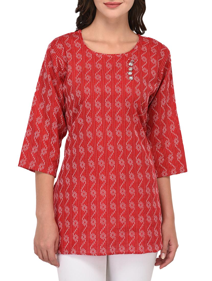 kantha embroidered kurti - 15476131 - Zoom Image - 1