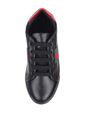 black lace-up sneakers - 15476272 - Standard Image - 4