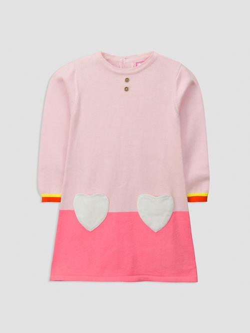 pink cotton frock - 15476330 - Standard Image - 1