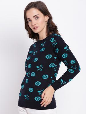 printed woolen pullover - 15476450 - Standard Image - 2