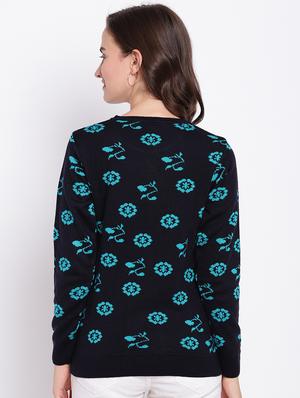 printed woolen pullover - 15476450 - Standard Image - 3