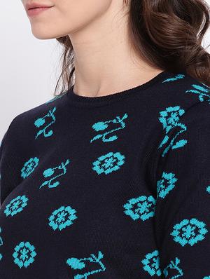 printed woolen pullover - 15476450 - Standard Image - 5