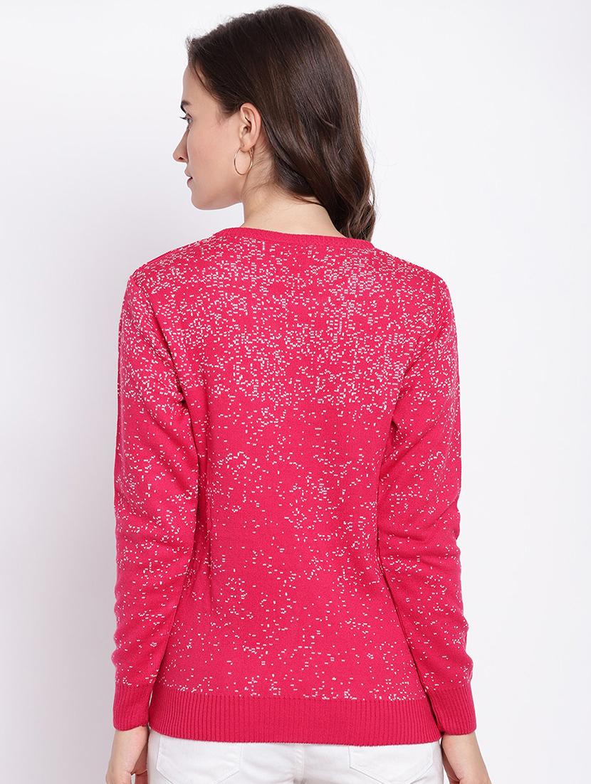 printed woolen pullover - 15476465 - Zoom Image - 3