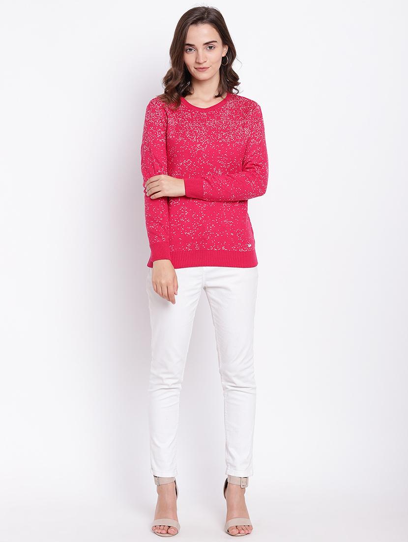 printed woolen pullover - 15476465 - Zoom Image - 4