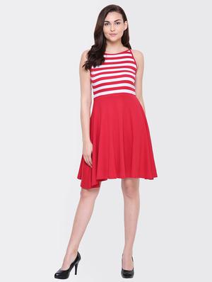 striped skater dress - 15476765 - Standard Image - 4
