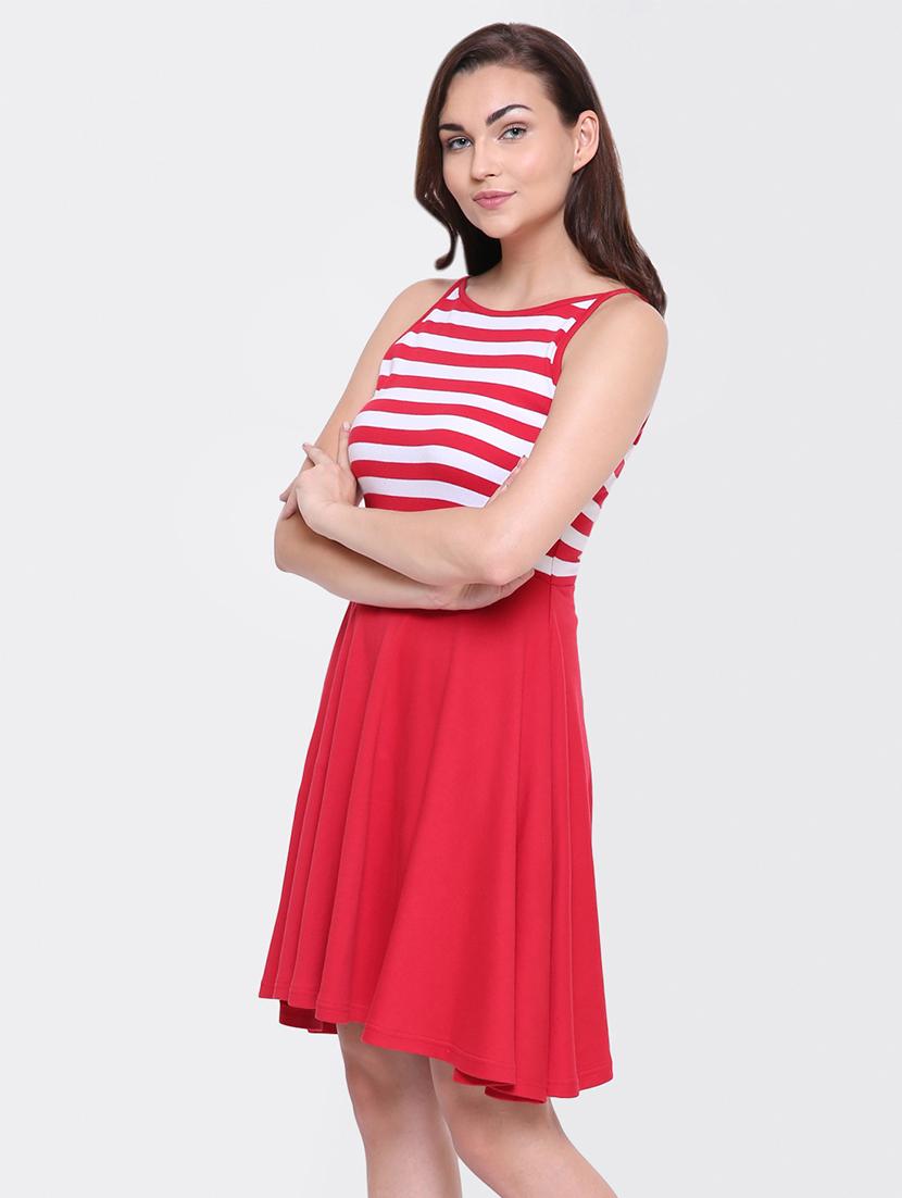 striped skater dress - 15476765 - Zoom Image - 2