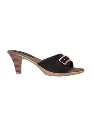 black slip on sandals - 15477238 - Standard Image - 2