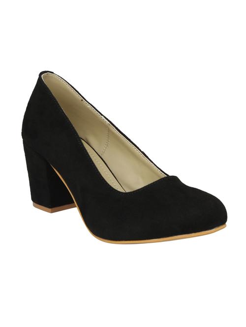 black slip on pumps - 15477248 - Standard Image - 1