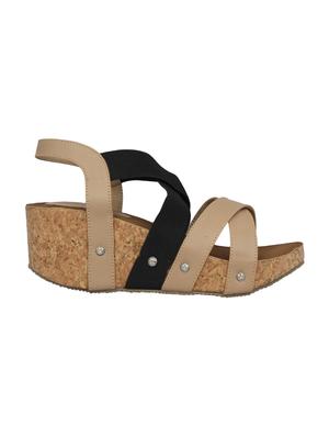 beige back strap wedges - 15477251 - Standard Image - 2