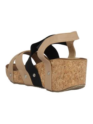 beige back strap wedges - 15477251 - Standard Image - 3