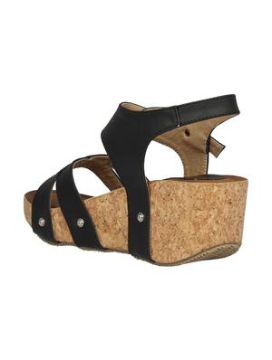 black platforms wedges - 15477256 - Standard Image - 3