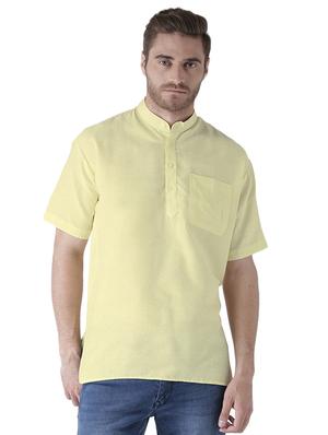 multi colored khadi short kurta (set of 2) - 15477393 - Standard Image - 2