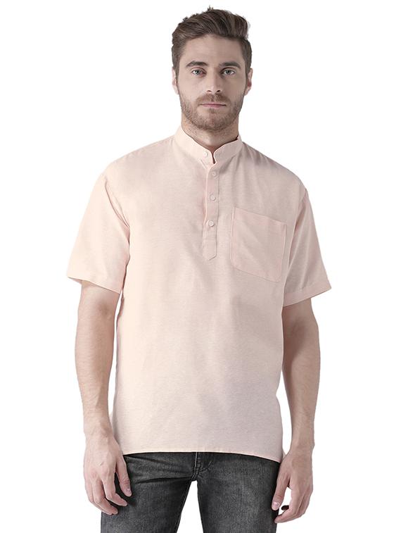 multi colored khadi short kurta (set of 2) - 15477396 - Zoom Image - 5
