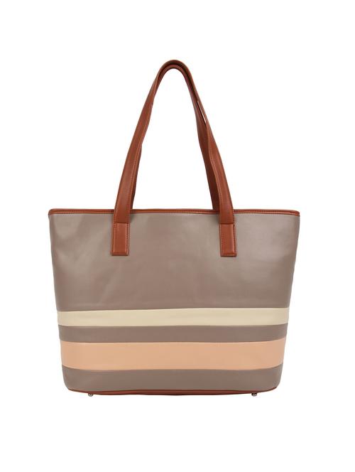 grey leatherette (pu) regular handbag - 15477461 - Standard Image - 1
