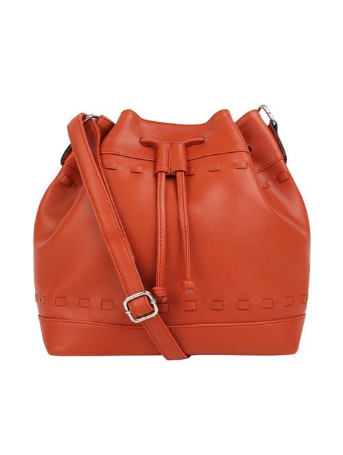 red leatherette (pu) regular sling bag - 15477593 - Standard Image - 1