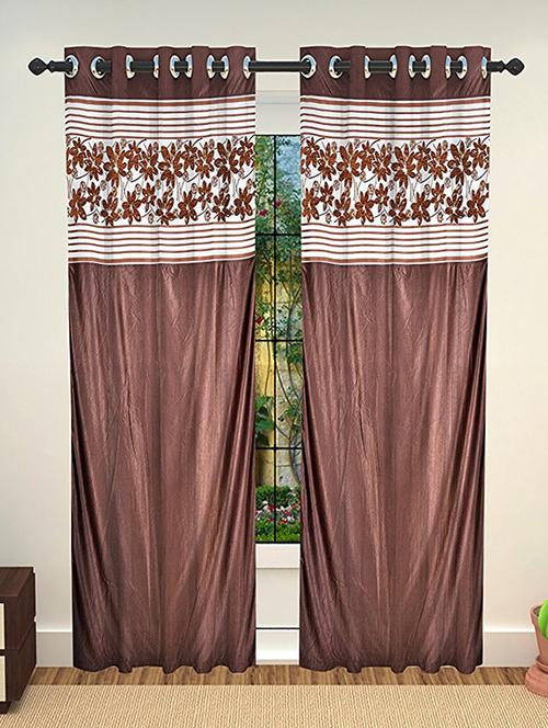 set of 2 polyester window curtains - 15478372 - Standard Image - 1