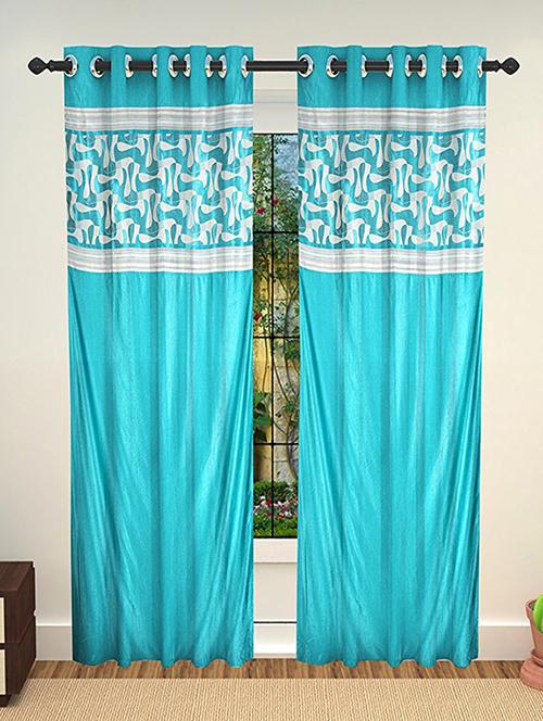 set of 2 polyester window curtains - 15478414 - Standard Image - 1