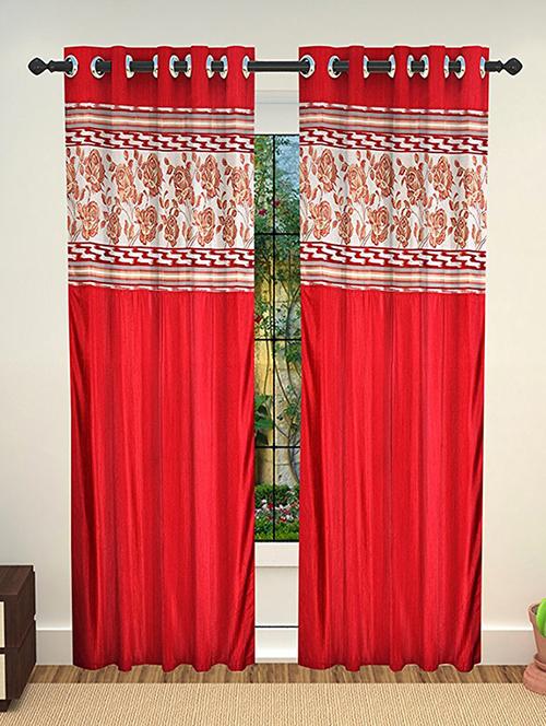 set of 2 polyester window curtains - 15478450 - Standard Image - 1