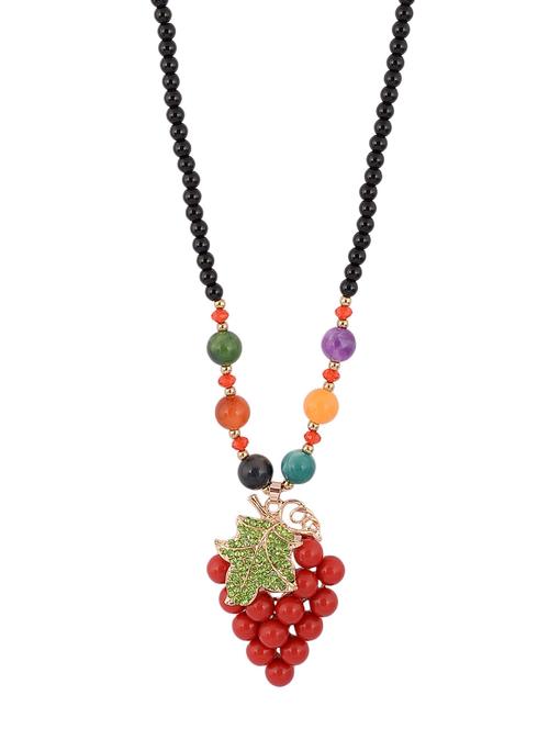 gold metal tribal necklace - 15478704 - Standard Image - 1