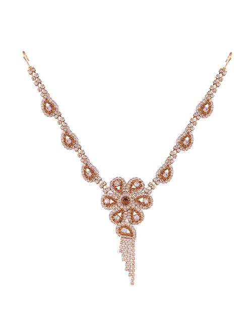 AccessHer Traditional Designer Hair Accessories Reverse Necklace with LCT Stones for Women NSR1117GC0023GLCT - 15479442 - Very Small Image - 1