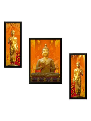 SAF Buddha Digital Reprint Painting(13.5 inch x 22 inch) - 15480210 - Very Small Image - 1